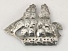 Franklin Porter Brig Leander Hand Wrought Pin SOLD