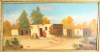 Willard J. Page Original Oil on Board Taos Adobe Village  SOLD