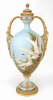 Royal Worcester Charles Baldwyn 23" Vase - Swans in Flight