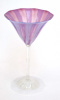 Tiffany Favrile Pastel Stemware Lavender Wine Goblets SOLD